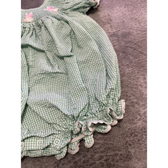 Stellybelly Smocked Bunny One Pi50 - Picture 2 of 8